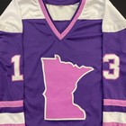 Grace Zumwinkle Autographed Purple Pro-style Jersey Pwhl Minnesota Frost