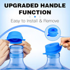 U-goforst  4 Pcs  3   5 Gallon Water Jug Cap - 55mm Food Grade Silicone Reusable