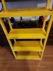 Vintage Mid Century Modern Modular Shelving Yellow Plastic Shelf Mcm  2