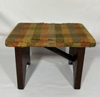Antique Vintage Hand Made Wood Cricket Bench Footstool Primitive Style