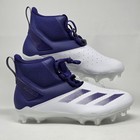 Adidas Adizero Chaos High-top Football Cleats White purple Ig3459 Mens Sz 12 New