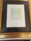 Peter Max Homage To Picasso Original Mixed Media Color Etching 2003 Coa Framed