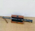 Antique Brass Leather Telescope Pirate Vintage Nautical Spyglass Scope Marine