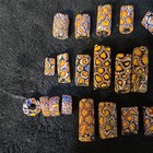      Rare      20 Vintage African Trade Beads Venetian Italian Ghanaian  Millefiori 