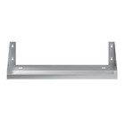 12 In  X 36 In  Stainless Steel Wall Shelf With Side Guards 12x36 Shelving