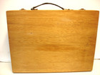 Artist s Painter s Wooden Case Box Vintage Dovetail Joint W  Used Wooden Palette