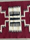 Native American Red Storm Pattern Design Rug 25x18    Inches