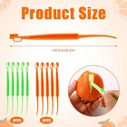 10 Pieces Orange Peeler Tool Citrus Peel Cutter Lemon Slicer Fruit Opener Tool
