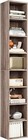 8-tier Media Tower Rack Cd Dvd Slim Storage Cabinet With Adjustable Shelves Us