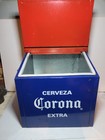 Vintage Cerveza Corona Extra Beer Ice Cooler Breweriana Advertising
