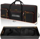 76 Key Keyboard Case For Electric Piano Gig Bag Waterproof Keyboard Carrying Bag