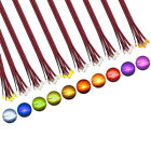 50pcs Smd Lamp Wired Micro 0402 0603 0805 Led Light Pre-soldered Chip Wired Led