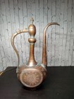 Antique Qajar Islamic Middle Eastern Copper Pitcher Water Dropper Ewer Teapot