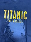 Titanic The Musical  Broadway V-neck Tee Official Merchandise New 