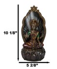 Ebros Hindu Goddess Lakshmi Fiber Optic Statue Home Decor Figurine 10 25  H