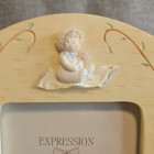 Russ Baby Photo Frame Blocks Yellow Blue Pink Green 8 X 6 Freestanding 