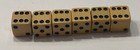 Three Pair Butterscotch Bakelite 1 2    Vintage Dice  tested 