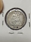 1875 Seated Dime Love Token  Holed Jwf Or Jfw Or  