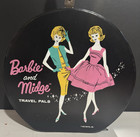 Vintage Barbie And Midge Travel Pals Case 1963 W  Clothes