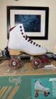 Candi Girl Roller Derby 4-wheel Skates Blue  Burgundy Size 6