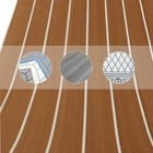 95in Eva Foam Boat Marine Flooring Mat Faux Teak Decking Yacht Sheet Pad   