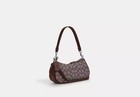 Coach Cbj00 Ashton Bag In Signature Jacquard Oak maple Outlet New