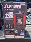 A-ipower Lightweight   Portable Inverter Generator With Co Sensor  2600-watt