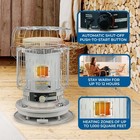 Indoor outdoor Kerosene Heater  23 500 Btu  Portable Use  Black -cordless Heater