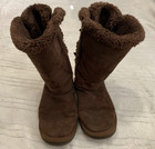 Ugg Australia Classic Bailey Bow Chocolate Brown Boots Women   s Size 6