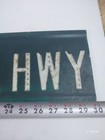Vintage Road Street Sign Hwy 52 Metal Double Sided Retired 