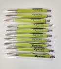 Lot Of 10 Working Vintage Zyrtec Pharmaceutical Drug Rep Pens Metal Nos