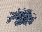 1998 Risk Game Replacement Pieces Parts Military Units Blue Lot Of 55