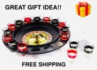 Roulette Drinking Game 16 Shot Glasses Party Novelty Gambling Fun Entertainment