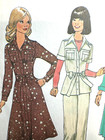 Vintage 1970 Pattern Shirt Dress Wpockets Tunic Pants Simplicity 7649 Sz12 Uncut