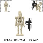 Moc Military Mini Action Figures Battle Droid Star Army Swat War Team Diy Lot