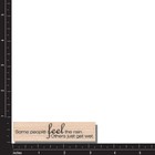 New Rubber Stamp People Life Saying Beautiful Words Phrase Media Art Water Sm Wm