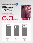 Magic John 3rd Gen For Iphone 18 Pro Privacy Screen Protector 6 3  2-pack