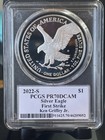 Ken Griffey Jr Auto 2022 S  1  Silver Eagle Legends Psa pcgs Pr70dcam