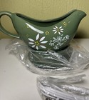 Temptations Classic Gravy Boat With Warmer Electric Ceramic Green Floral