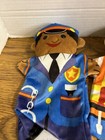 Melissa And Doug Plush  4  Hand Puppets Doctor Fireman Policeman Construction