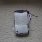 Silver Vintage Motorola Razr Flip Cell Phone