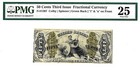50 Cents Third Issue Fractional Currency Fr  1367 Pmg Vf 25