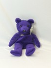 Mark Mcgwire Plush Bear Salvinos Bamm Beano Purple Stuffed Toy Mlb Collectible