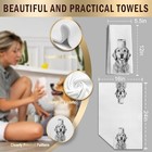 Funny Golden Retriever Bathroom Hand Towels Set Of 2  Golden Retriever-set Of 2