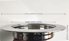 Silver Polished Stainless Steel Communion Tray Plate For Churches stackable Comm