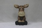 Hi-line Gift Ltd Sitting Moose Garden Statue Decor
