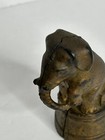 Vintage Elephant Bank Cast Metal Bronze Color 4 75  Piggy Bank