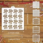 36 Pcs Cookie Stencil  Royal Icing Cookie Cake Stencils Reusable Pattern Airbrus