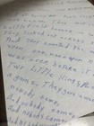 Vintage Handwritten Monkees Song Lyrics Teenager 1967 Ephemera