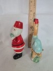 Rare Vintage Christmas Fez Shriners Santa Claus   Camel Salt   Pepper Shakers